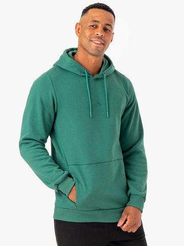 Ryderwear Men Hoodie Restore Pullover Men's Hoodie Green | CA2667HK