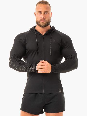 Ryderwear Men Jackets Combat Zip Up Jacket Men's Jackets Black | CA2729NB