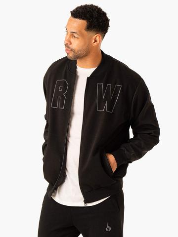 Ryderwear Men Jackets Heritage Bomber Men's Jackets Black | CA2718PQ