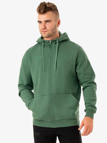 Ryderwear Men Jackets Limitless Zip Up Men's Jackets Forest Green | CA2716SO