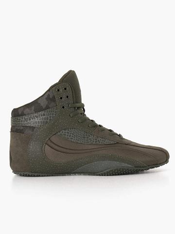 Ryderwear Men Shoes D-Mak Rapid Men's Shoes Khaki | CA2565XF