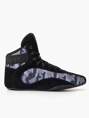Ryderwear Men Shoes D-Mak Rogue II Men's Shoes Black Camo | CA2556RW