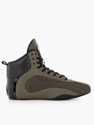 Ryderwear Men Shoes D-Mak Velocity Men's Shoes Khaki | CA2555TV