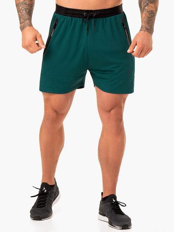Ryderwear Men Shorts Action Mesh Men's Shorts Emerald | CA2811FM