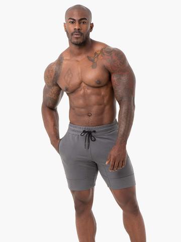 Ryderwear Men Shorts Energy Track Men's Shorts Charcoal | CA2790OR