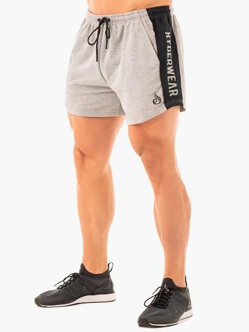 Ryderwear Men Shorts Fleece Arnie Men's Shorts Grey Marl | CA2785FM