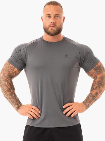 Ryderwear Men T Shirts Breeze Men's T Shirts Charcoal | CA2947ZG