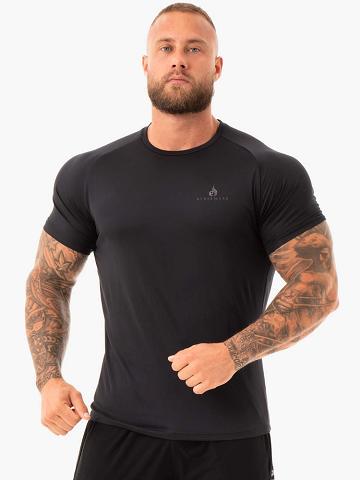 Ryderwear Men T Shirts Breeze Men's T Shirts Black | CA2951HK
