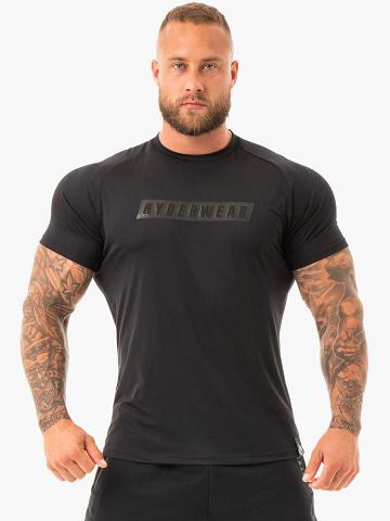 Ryderwear Men T Shirts Combat Men's T Shirts Black | CA2941MA