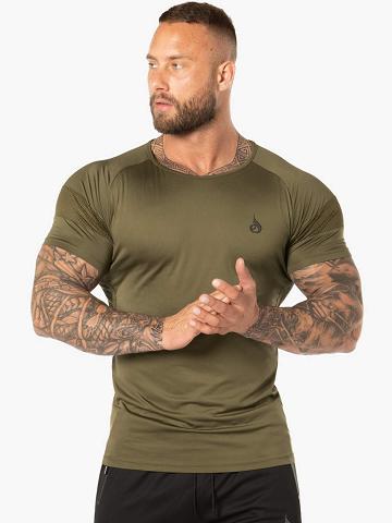 Ryderwear Men T Shirts Evo Men's T Shirts Khaki | CA2929SO