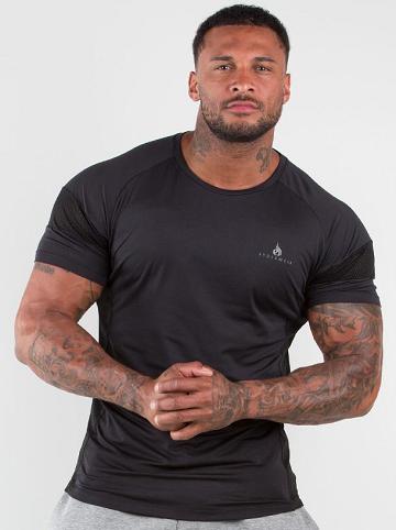 Ryderwear Men T Shirts Iron Men's T Shirts Black | CA2902ZG