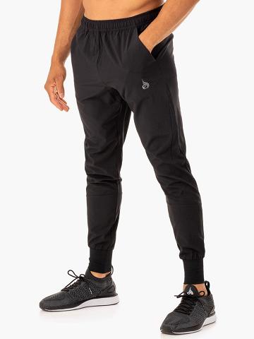 Ryderwear Men Track Pants Division Woven Joggers Men's Track Pants Black | CA3146IS