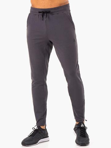 Ryderwear Men Track Pants Optimal Gym Men's Track Pants Charcoal | CA3123DN