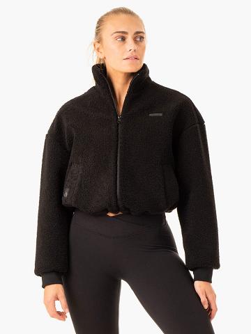 Ryderwear Women Jackets Element Teddy Women's Jackets Black | CA2428WY
