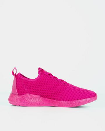 Ryderwear Women Shoes Neon Power Trainers Women's Shoes Neon Pink (Womens) | CA1049SO