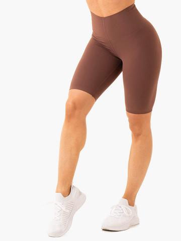 Ryderwear Women Shorts Extend Compression Bike Women's Shorts Chocolate | CA2093HK