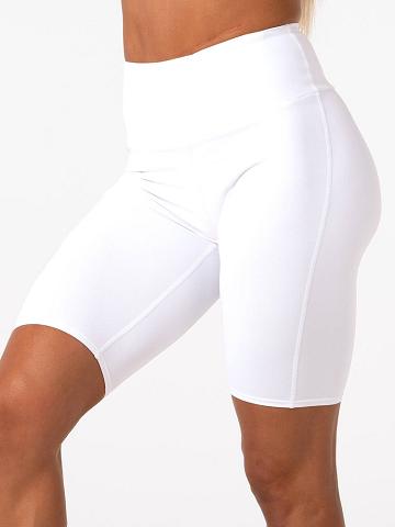 Ryderwear Women Shorts Staples Bike Women's Shorts White | CA2144GL