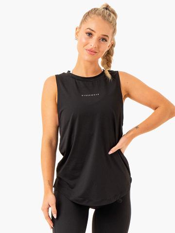 Ryderwear Women Tanks Freedom Training Women's Tanks Black | CA1269BC